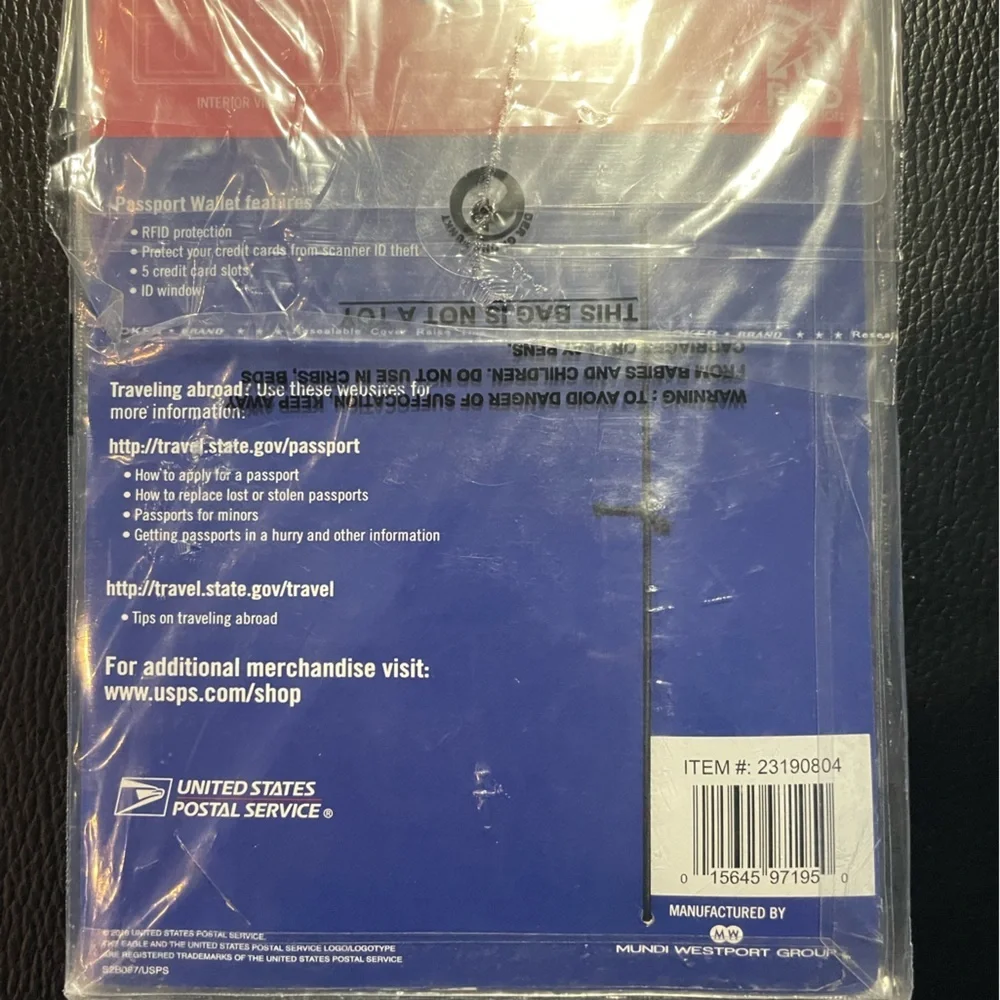 Leather Passport Wallet